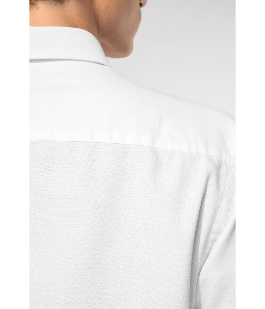 Chemise Oxford lavée manches longues