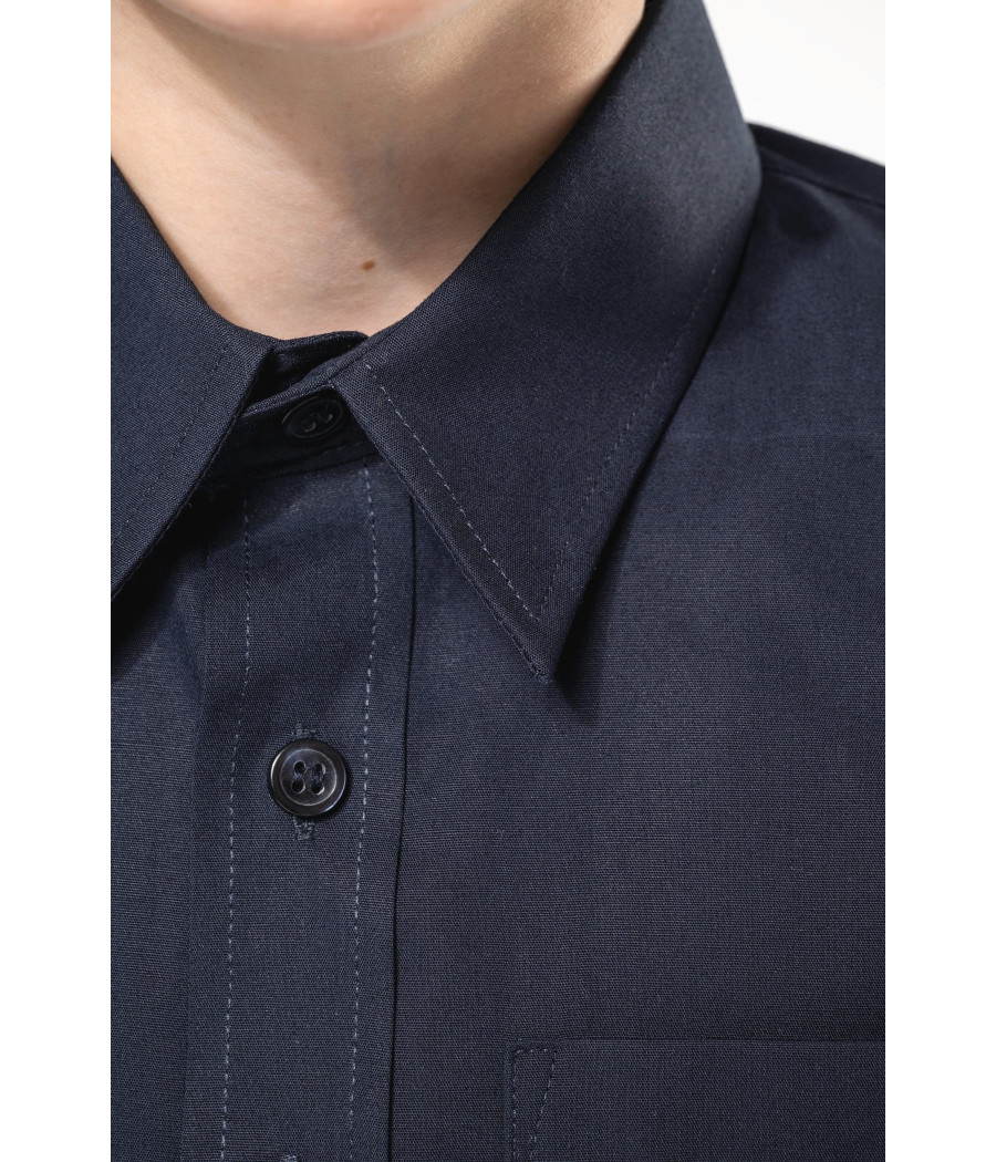 Chemise popeline manches courtes enfant