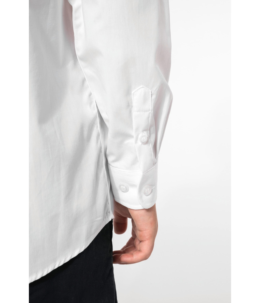 Chemise popeline manches longues enfant