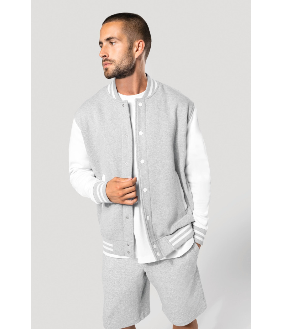 Blouson molleton teddy unisexe