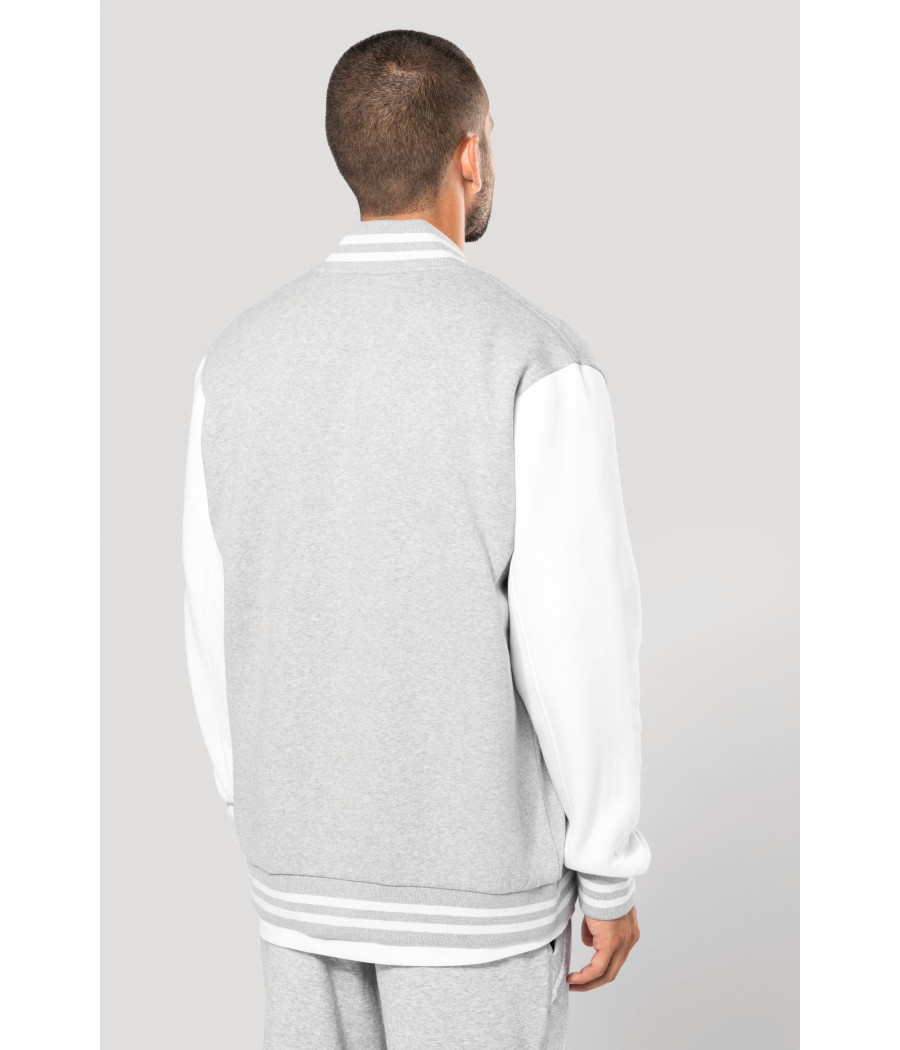 Blouson molleton teddy unisexe