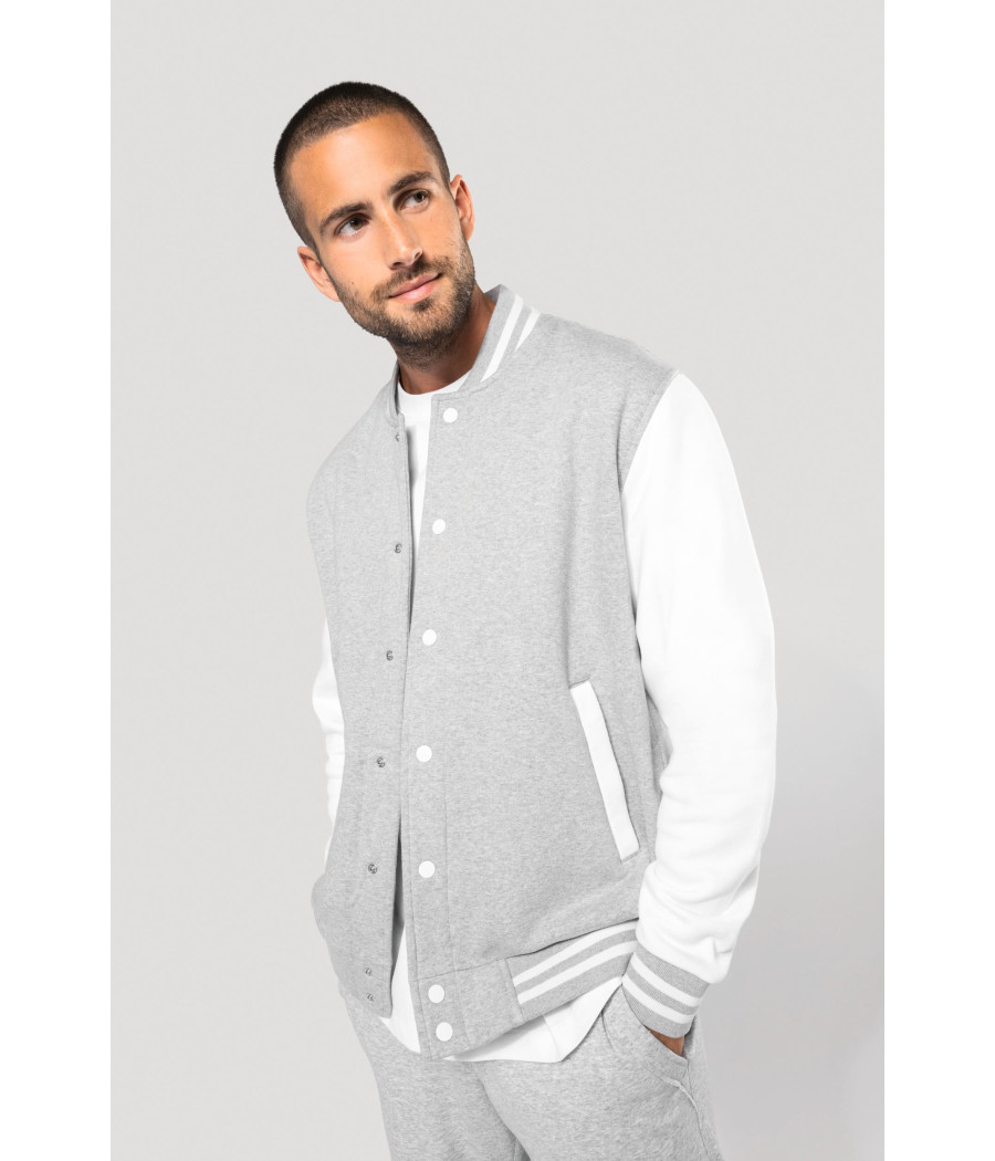 Blouson molleton teddy unisexe