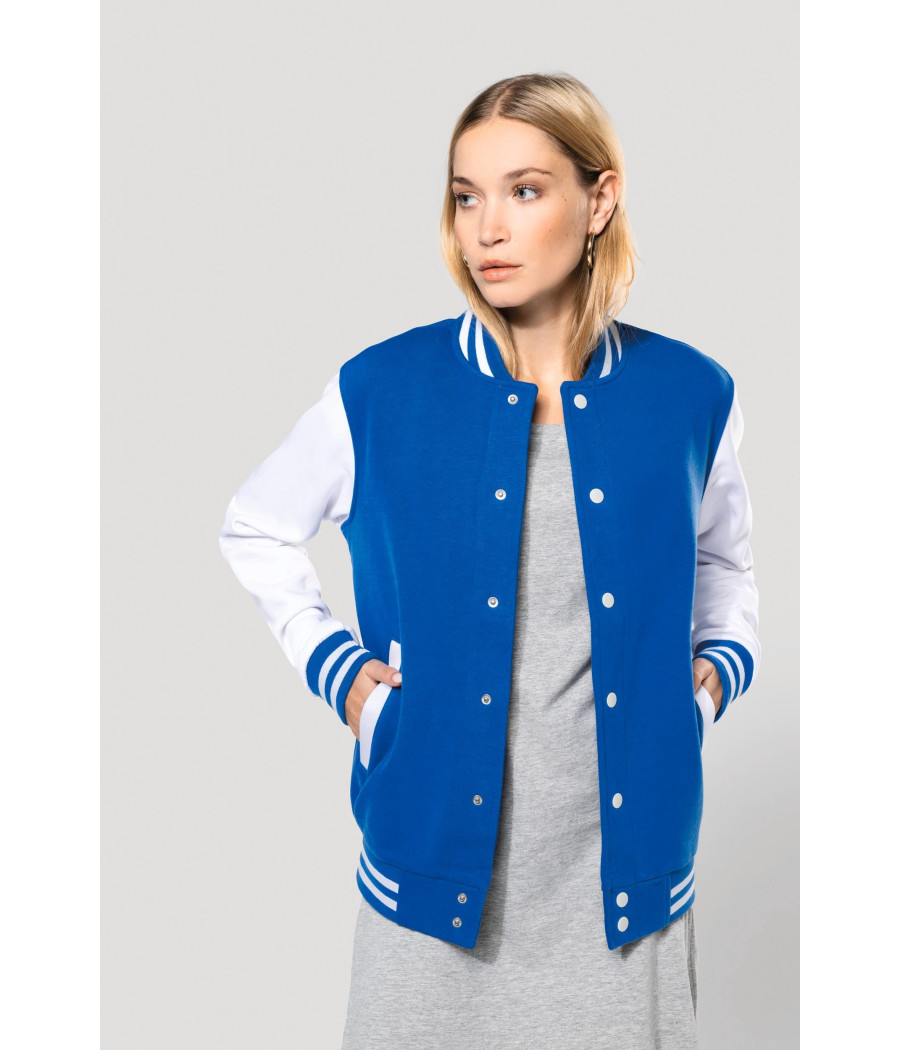 Blouson molleton teddy unisexe