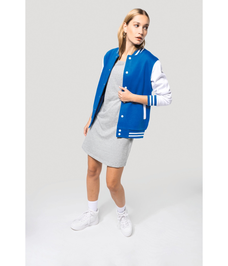 Blouson molleton teddy unisexe