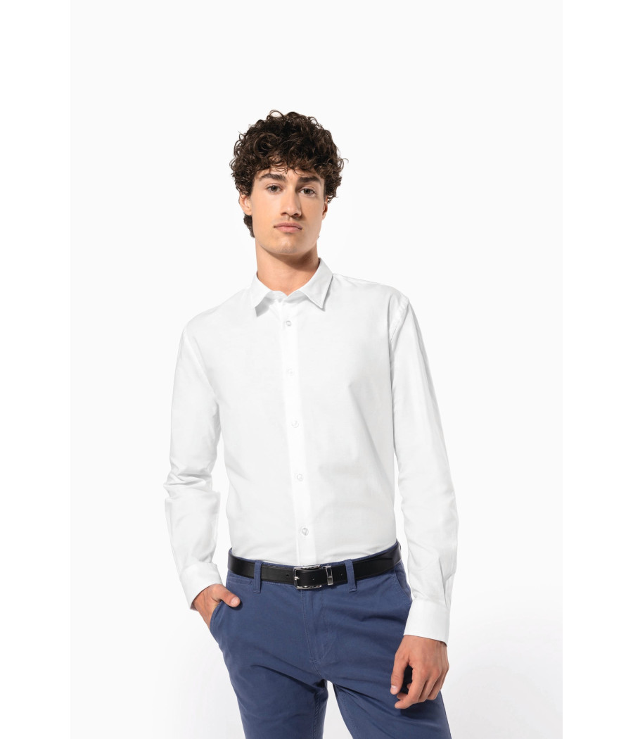 Chemise oxford manches longues homme