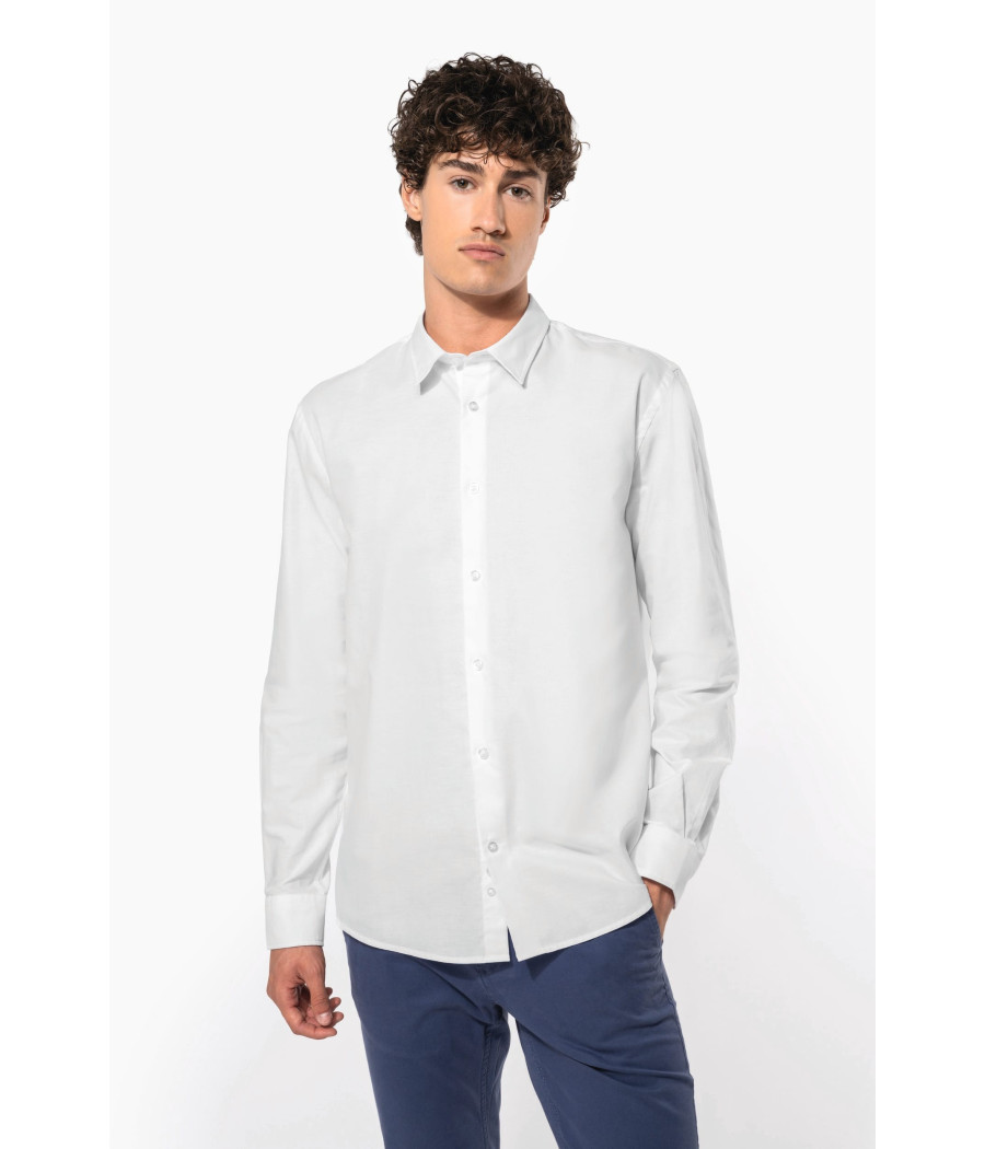 Chemise oxford manches longues homme