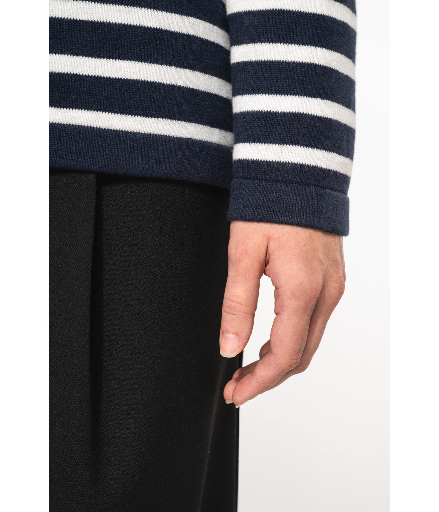 Pull marin femme