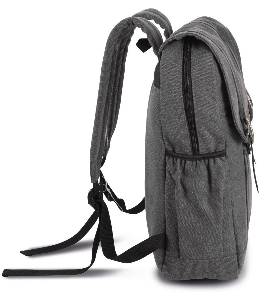 Sac à dos en toile à rabat