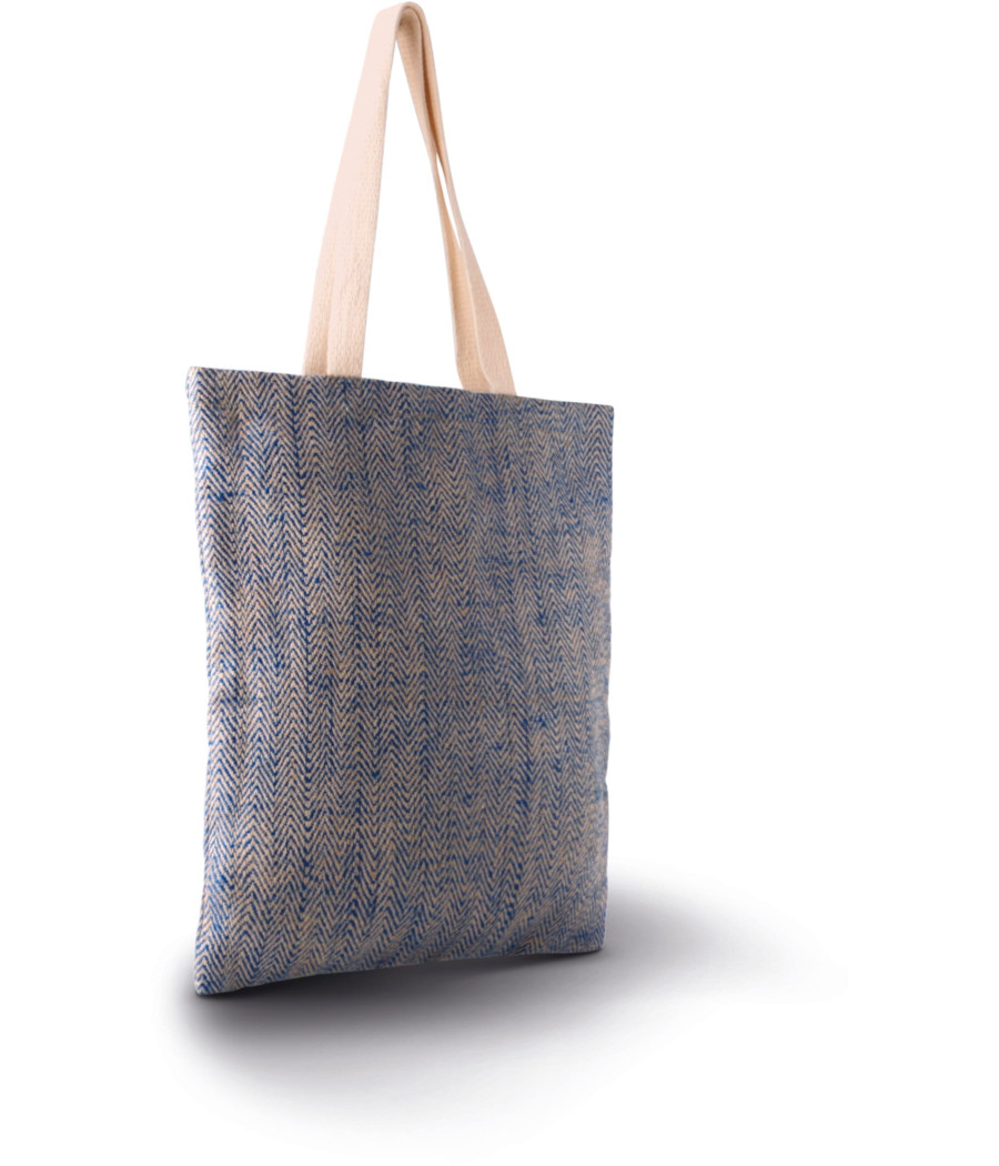 Sac en toile de jute teint 100% naturel