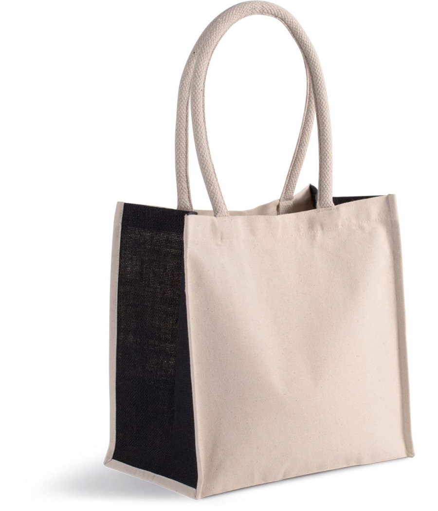 Sac cabas en coton / jute - 17 L