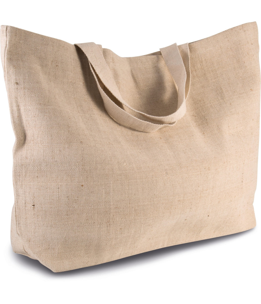 Grand sac de shopping fourre-tout esprit rustique
