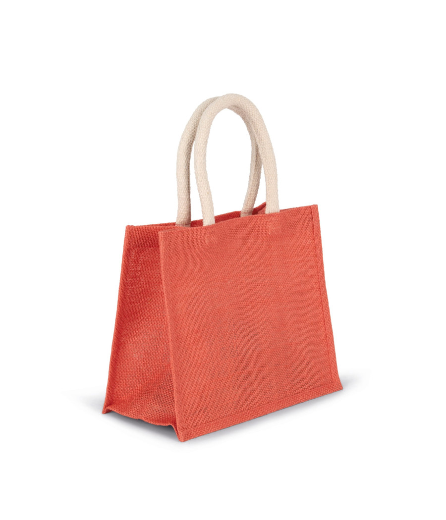 Sac style cabas en toile de jute - modèle moyen