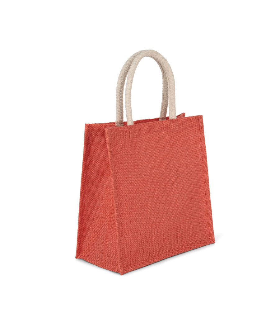 Sac style cabas en toile de jute - grand modèle