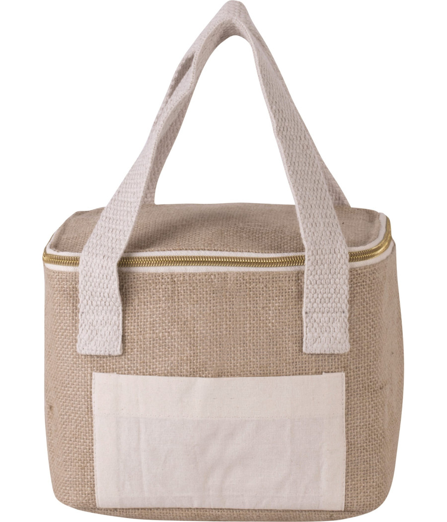 Sac isotherme en jute - petit modèle
