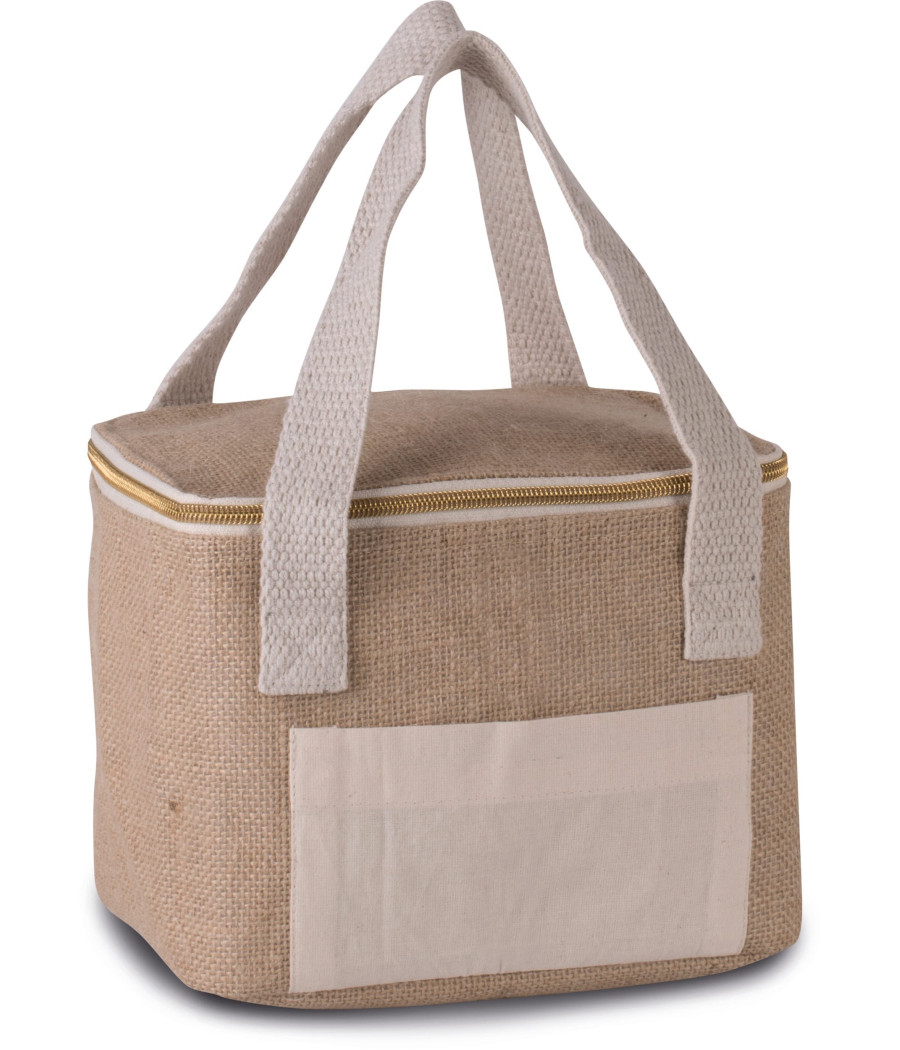 Sac isotherme en jute - petit modèle