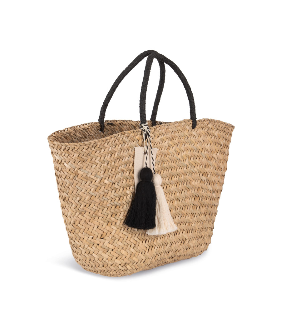 Panier shopping en paille