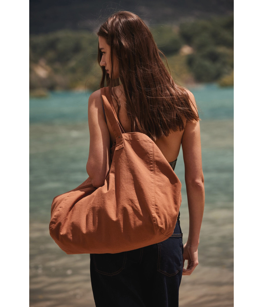 Sac de shopping en coton délavé