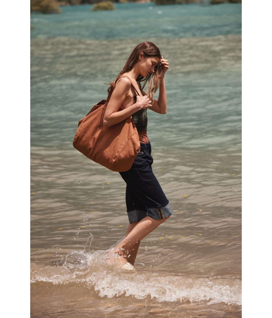 Sac de shopping en coton délavé