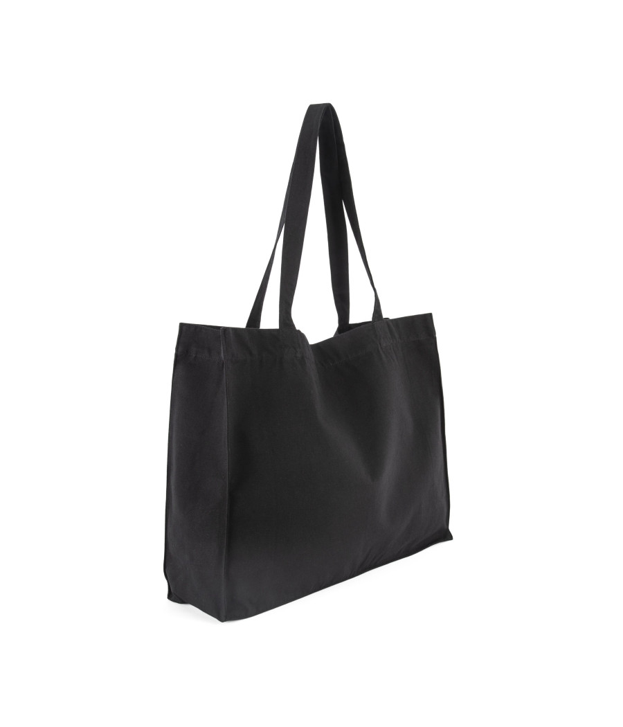 Grand sac shopping en coton recyclé