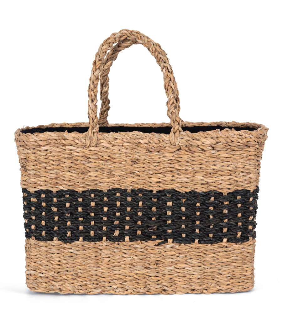 Sac panier en jonc de mer