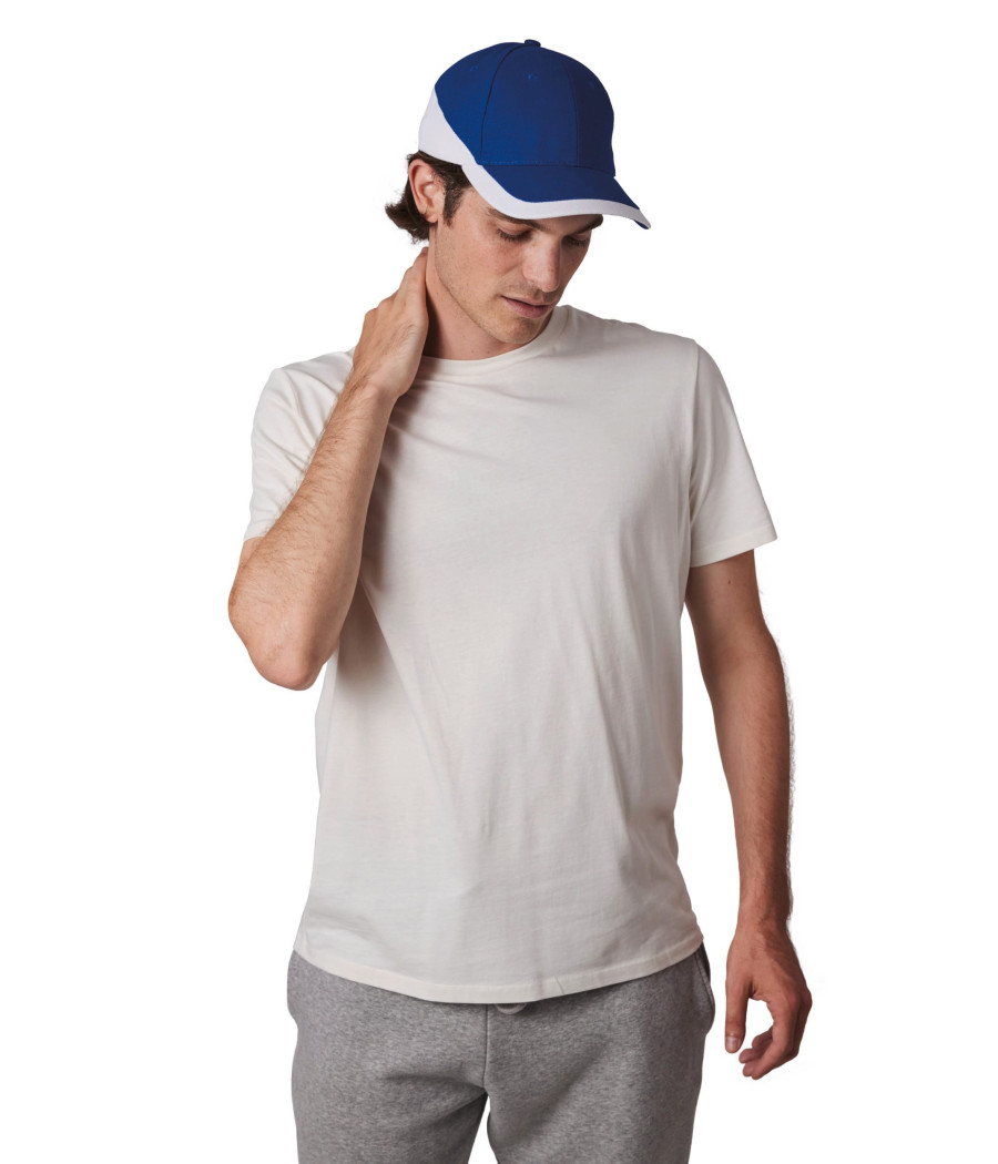 Racing - Casquette bicolore 6 panneaux