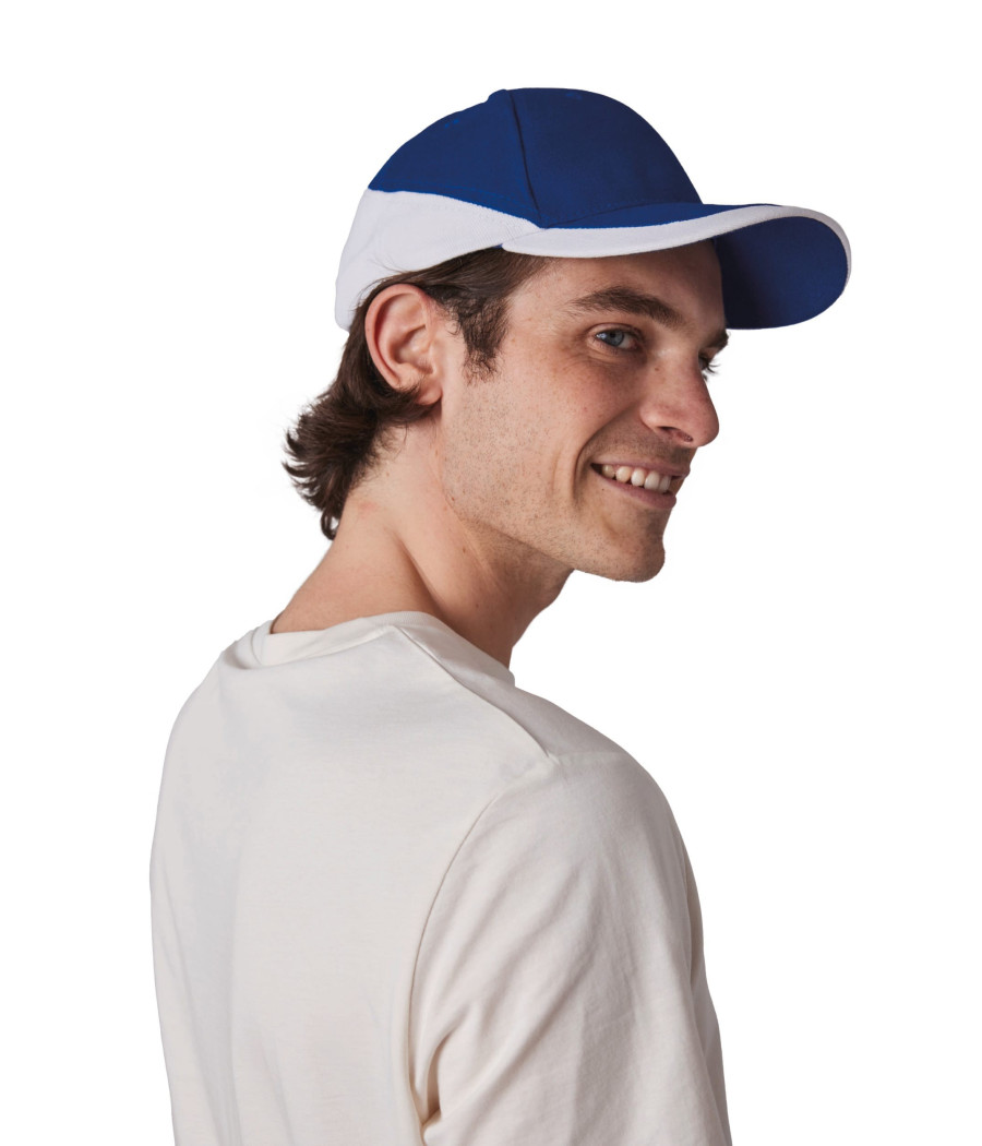 Racing - Casquette bicolore 6 panneaux