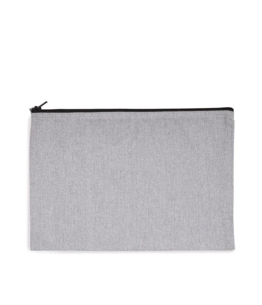 Pochette zippée recyclée