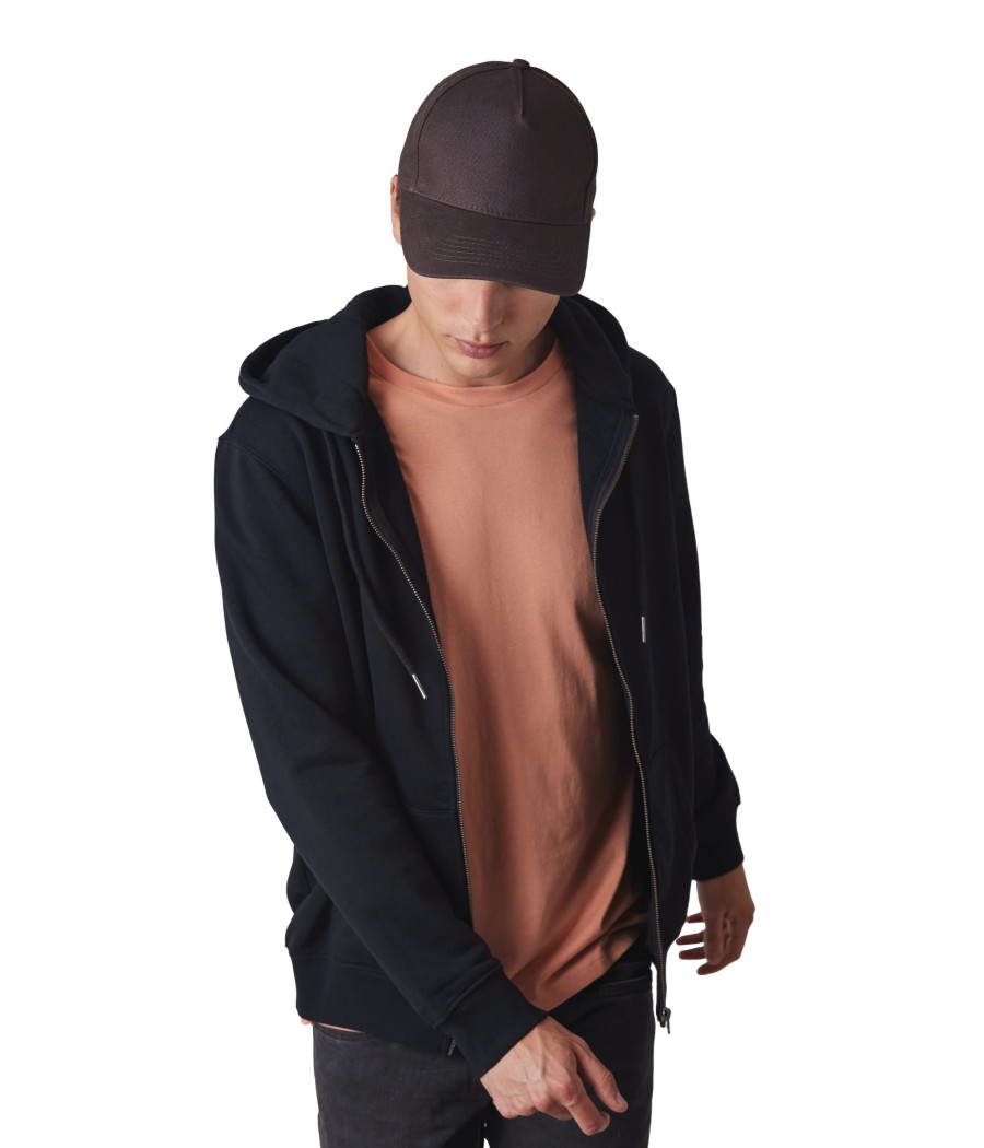 Casquette 5 panneaux en coton bio