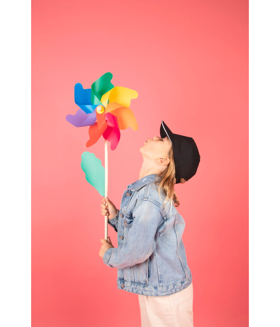 Casquette enfant avec sandwich contrasté - 5 panneaux
