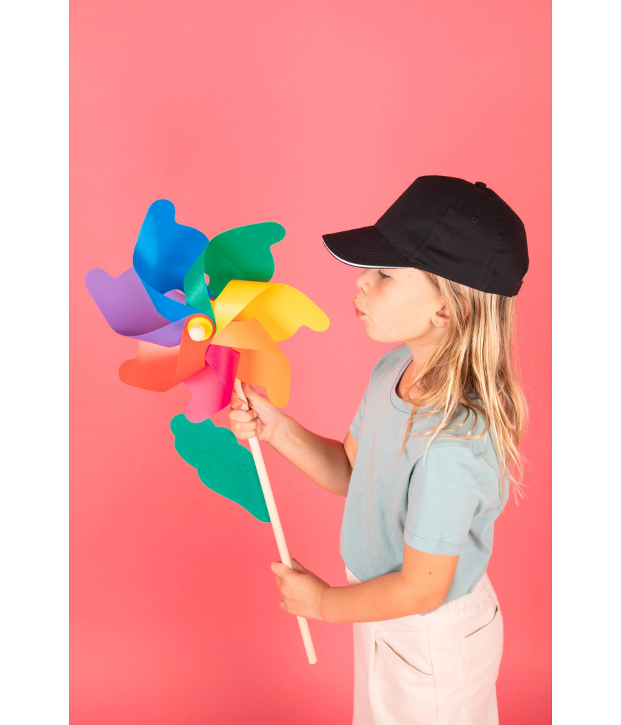 Casquette enfant avec sandwich contrasté - 5 panneaux