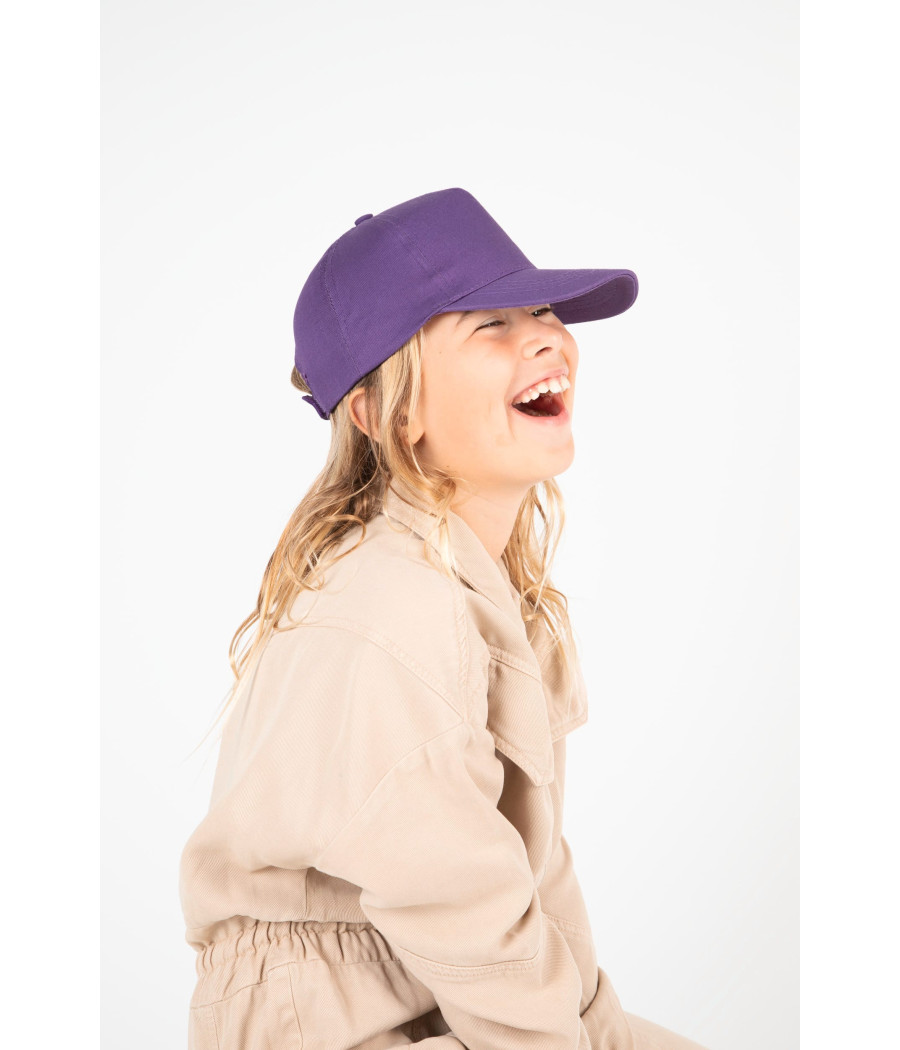 Casquette enfant en coton - 5 panneaux