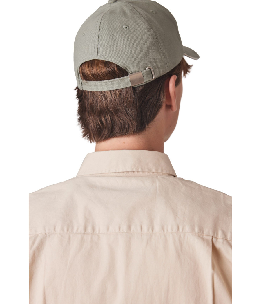 Casquette en coton biologique à sandwich contrasté - 6 panneaux