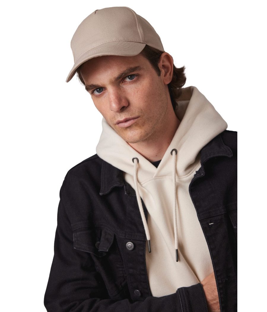 Casquette en coton et polyester recyclés K-loop tracking - 5 panneaux