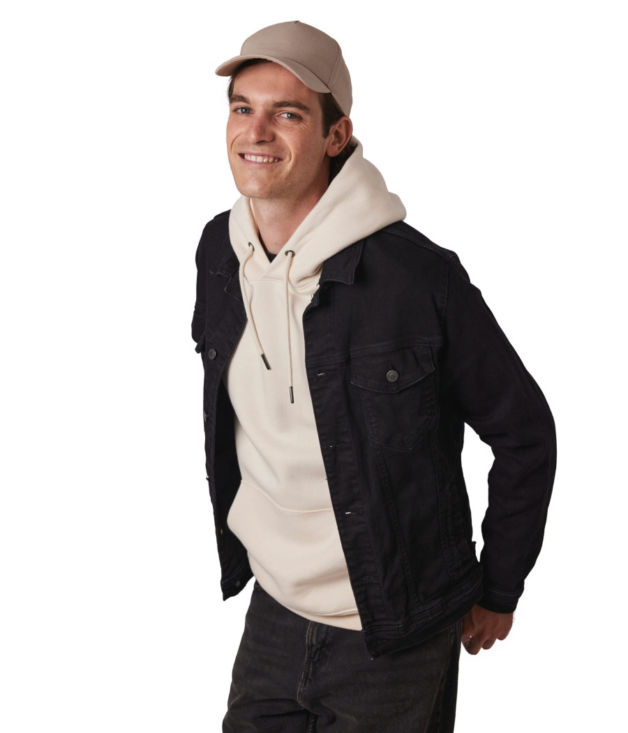 Casquette en coton et polyester recyclés K-loop tracking - 5 panneaux
