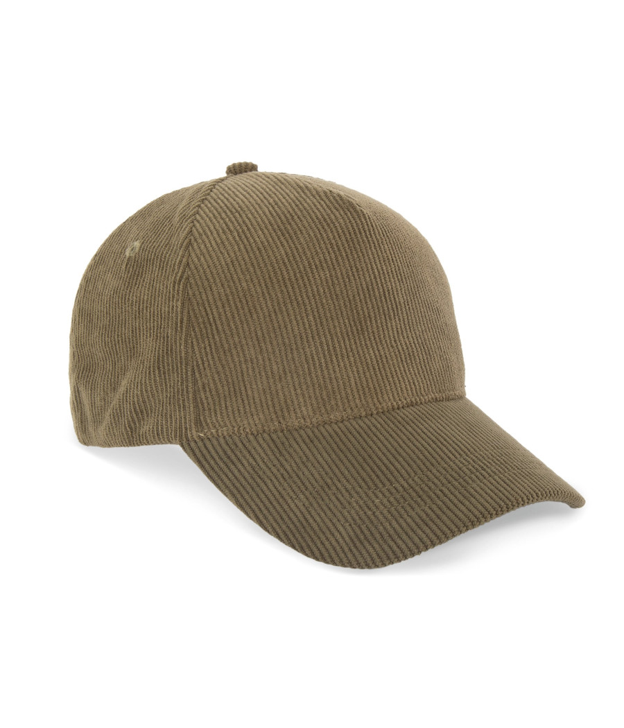 Casquette 5 panneaux en velours