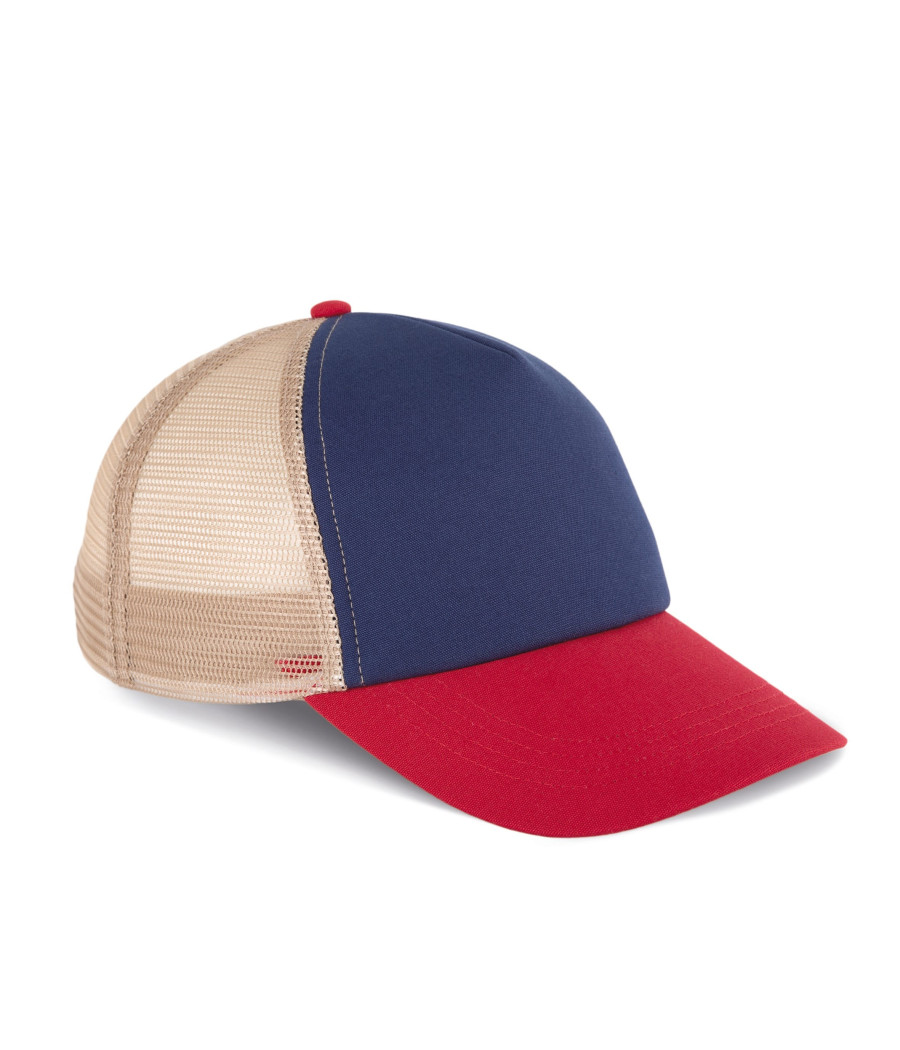 Casquette trucker 5 panneaux en coton canvas - K-up Gold Label