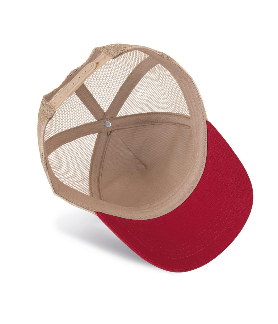 Casquette trucker 5 panneaux en coton canvas - K-up Gold Label