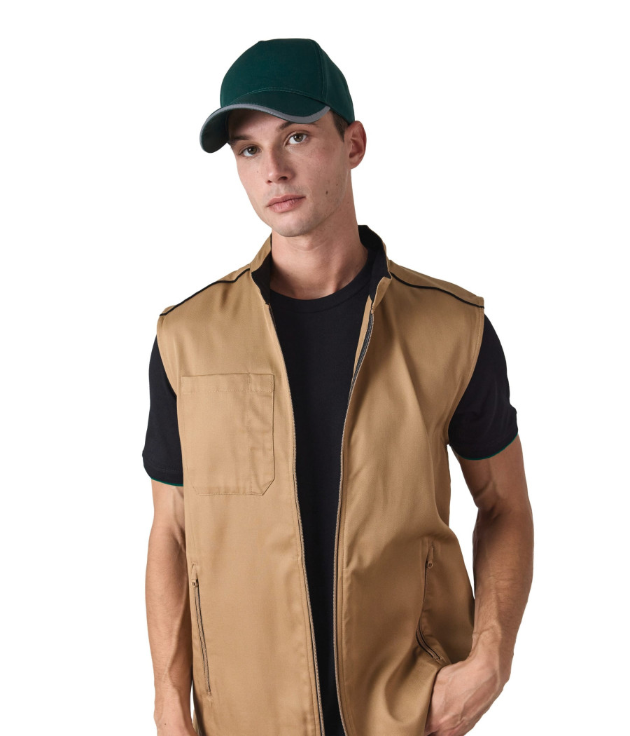 Casquette 5 panneaux en polyester