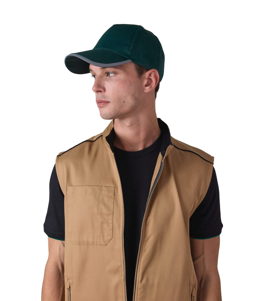 Casquette 5 panneaux en polyester