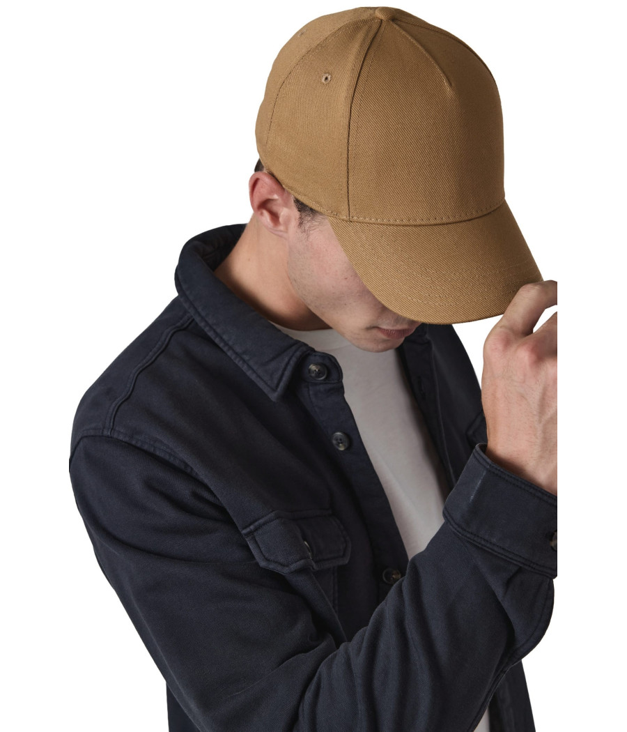 Casquette en coton bio 5 panneaux - K-up Gold Label