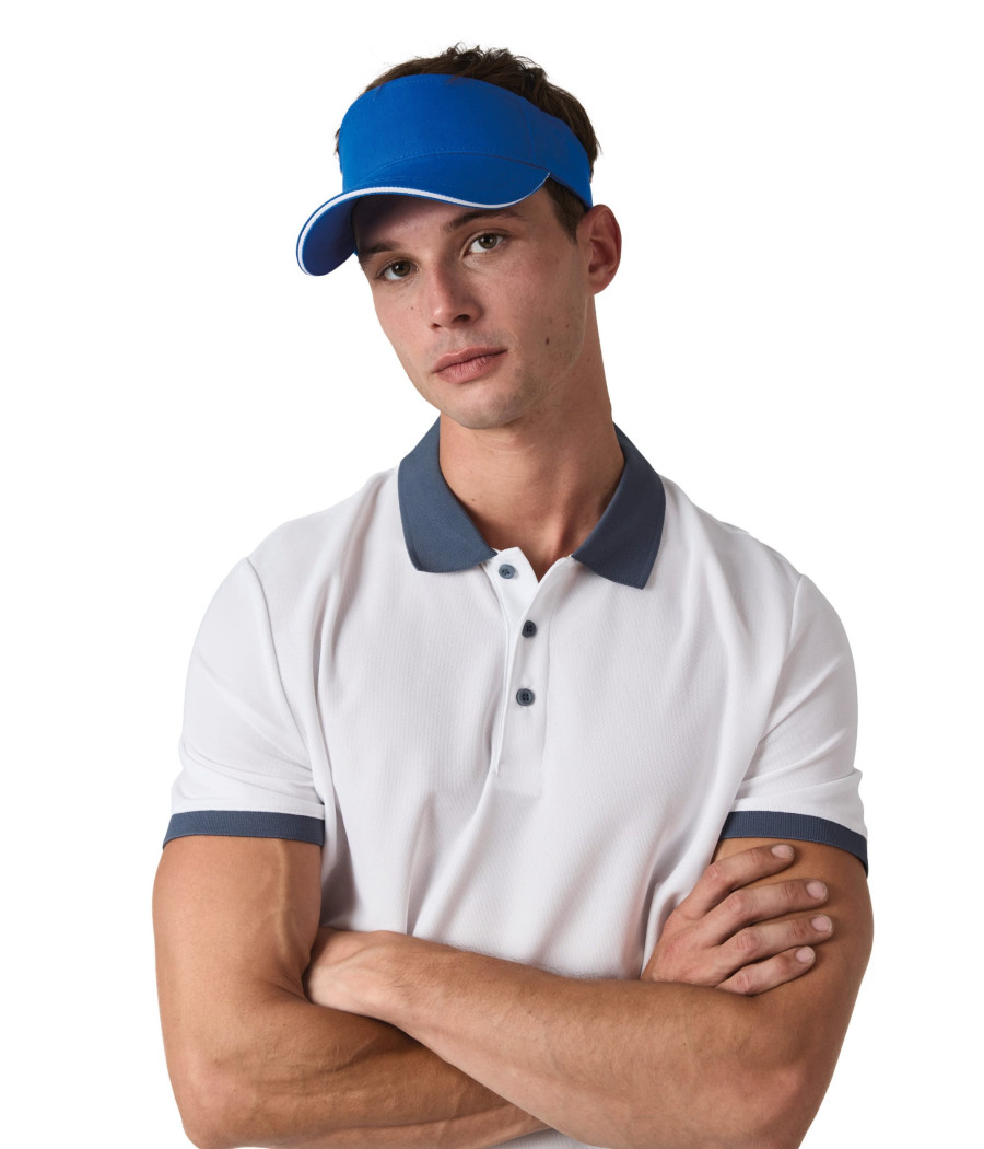 Visière sport en coton