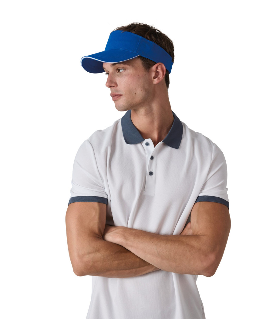 Visière sport en coton