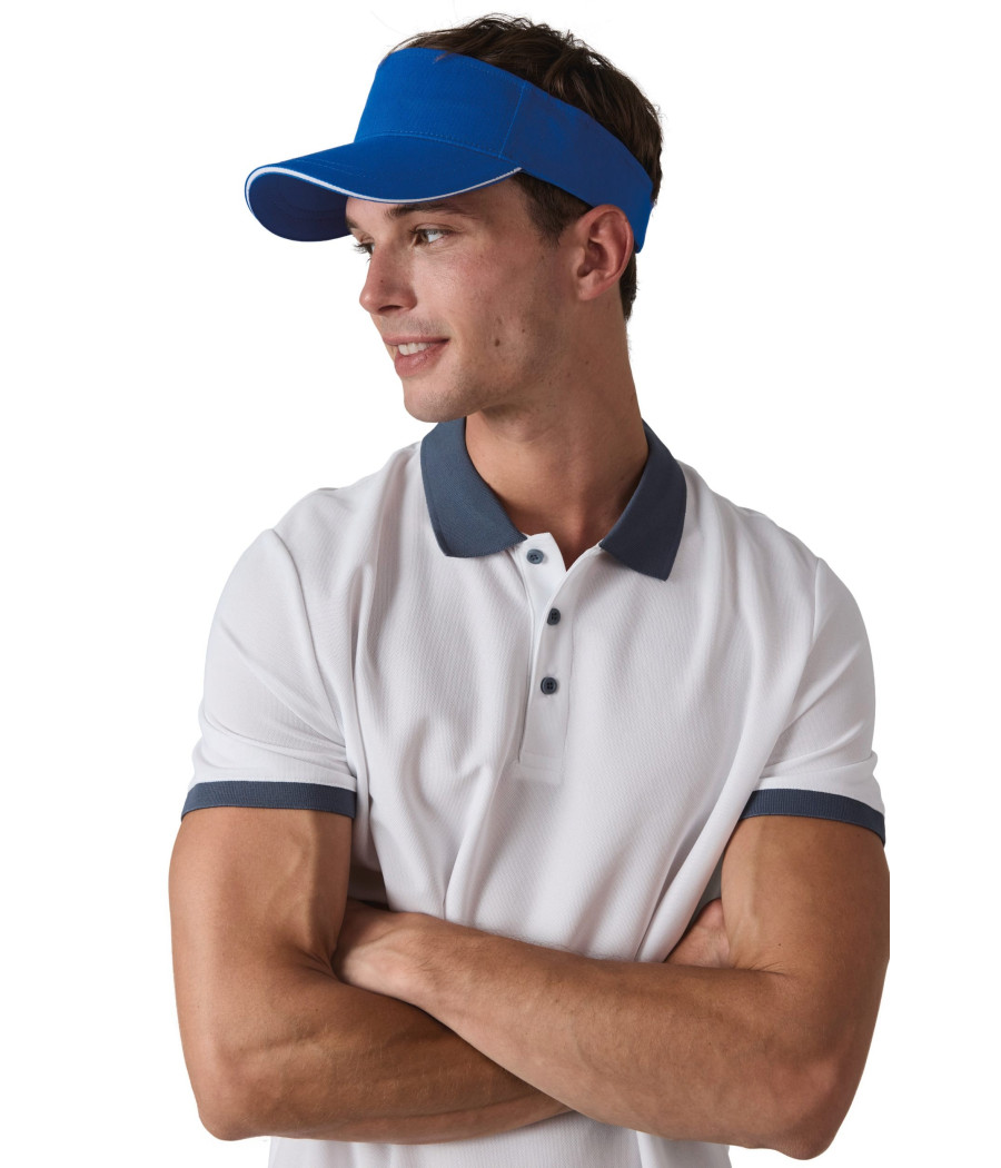Visière sport en coton