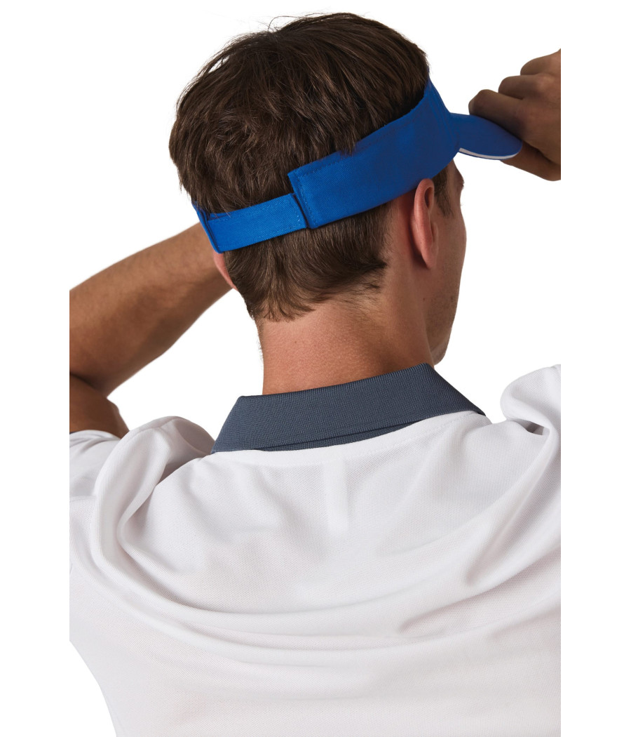 Visière sport en coton