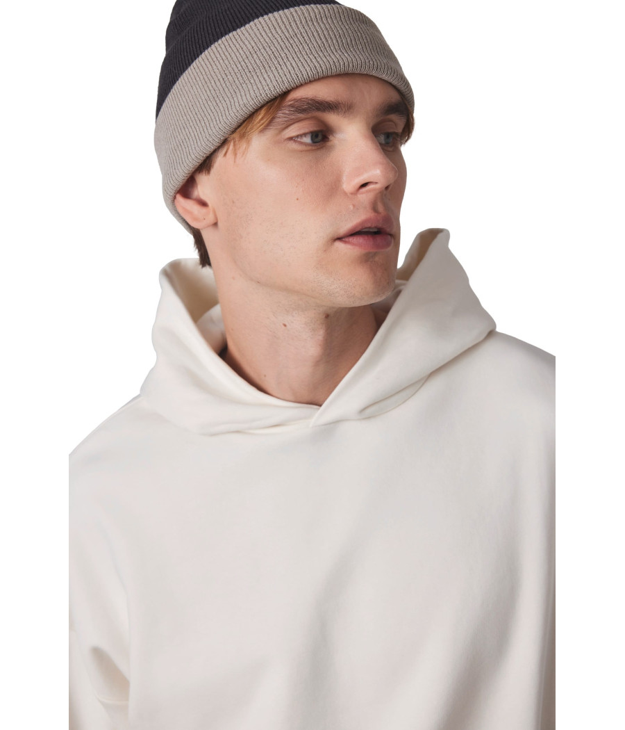 Bonnet bicolore avec revers