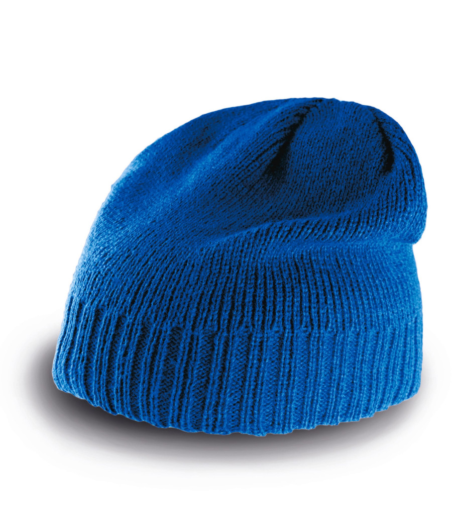 Bonnet bordure côtelée