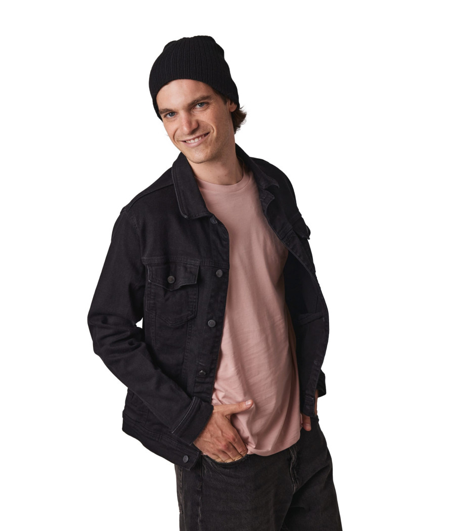 Bonnet tricot côtelé