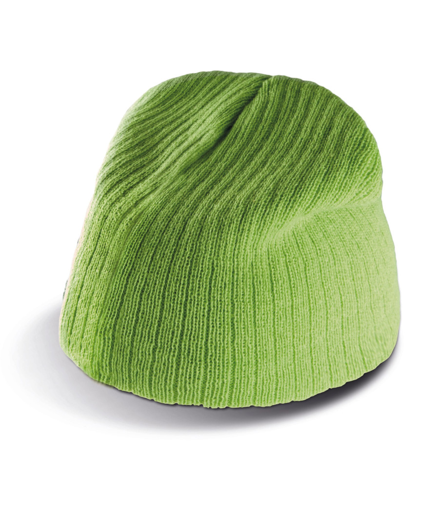 Bonnet tricot côtelé
