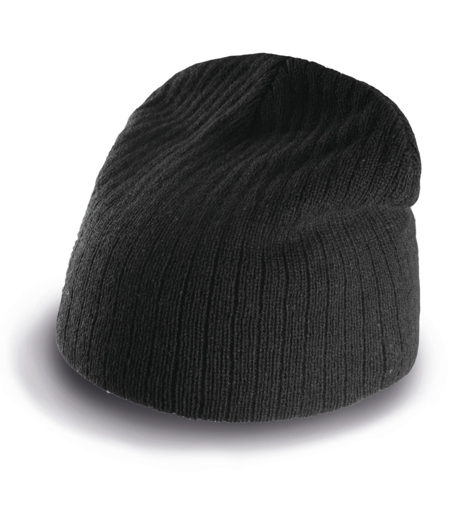 Bonnet tricot côtelé