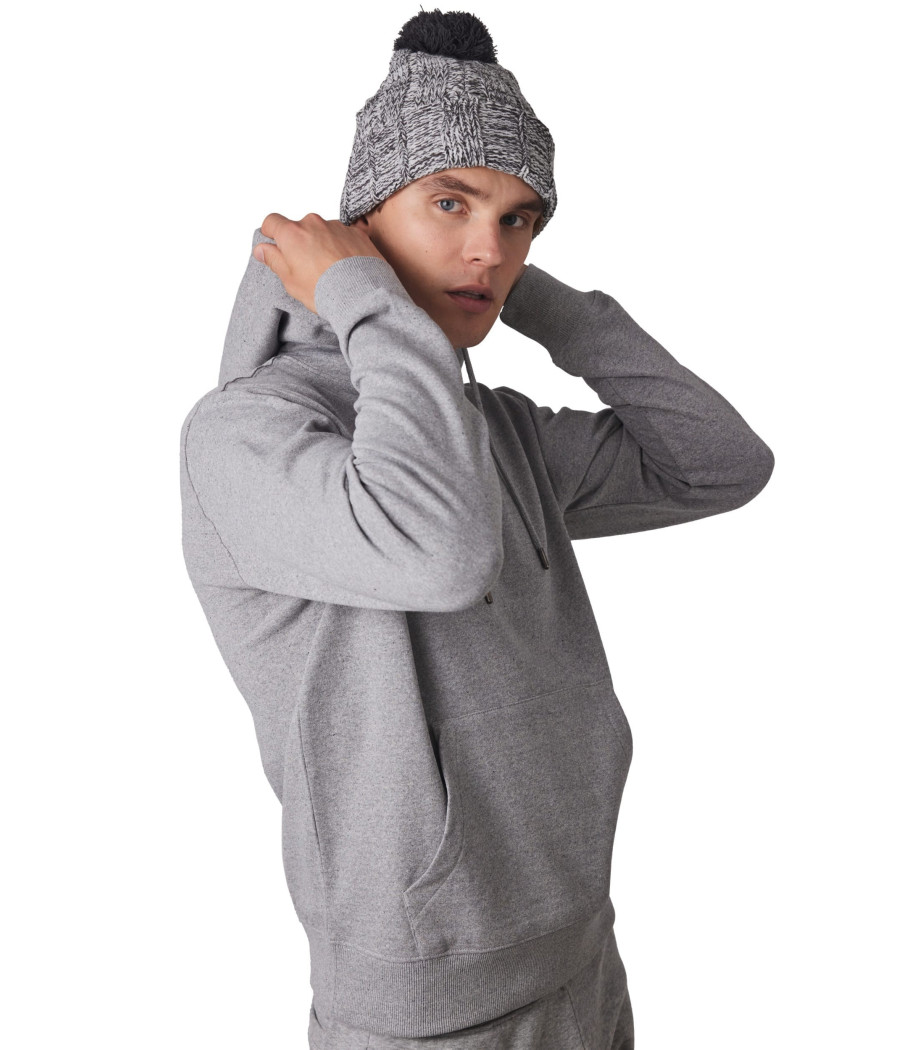 Bonnet à pompon avec revers